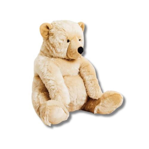 LA PELUCHERIE - Plüschtier Jules Bär, stehend, 100 cm, Himmel – Handgenäht – französische Marke LA PELUCHERIE - Plüschtier Jules Bär, stehend, 100 cm, Himmel – Handgenäht – französische Marke von LA PELUCHERIE