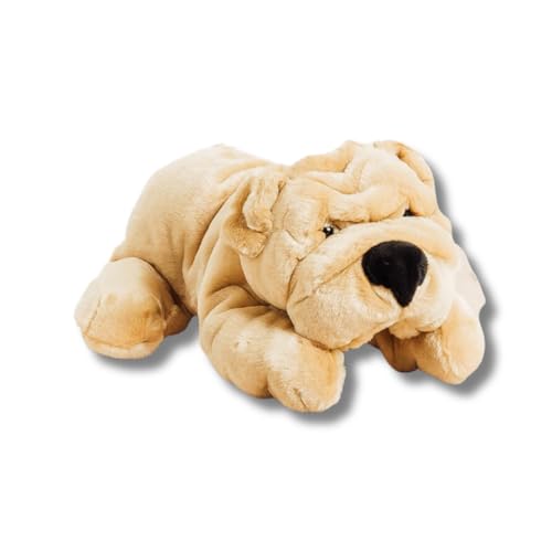La Pelucherie Mein Plüschhund Hector – mittel 45 cm Honig – Kuscheltier Hund sehr weich für Babys – realistisches und handgefertigtes Plüschtier französische Marke La Pelucherie Mein Plüschhund Hector – mittel 45 cm Honig – Kuscheltier Hund sehr weich für Babys – realistisches und handgefertigtes Plüschtier französische Marke von La Pelucherie