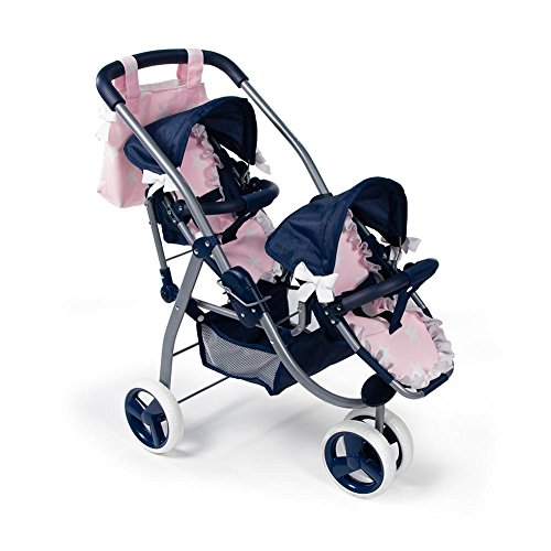 La Nina Diset Kinderwagen für Zwillinge, Mehrfarbig, 41 x 81 x 62 cm (Diset 60421) von La Nina