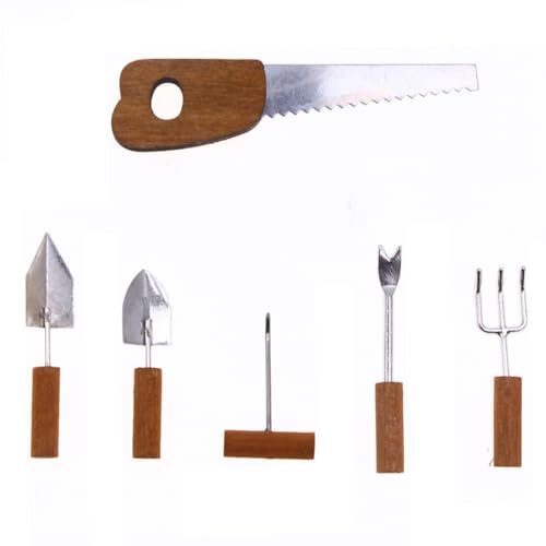 LAANCOO Mini -Simulationsfarm -Werkzeuge, 6pcs 1/12 Maßstabs -Zubehör, 1:12 Skala Miniaturfarm -Werkzeuge, umfassen AX, Schaufel, Rake Hoe, realistische Miniaturgartenwerkzeuge LAANCOO Mini -Simulationsfarm -Werkzeuge, 6pcs 1/12 Maßstabs -Zubehör, 1:12 Skala Miniaturfarm -Werkzeuge, umfassen AX, Schaufel, Rake Hoe, realistische Miniaturgartenwerkzeuge von LAANCOO