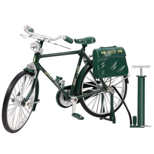 LAANCOO Vintage Bike, 1:10 Skala Mini -Vintage -Fahrradmodell, dekoratives Accessoire für Home Table Regal Dollhouse Display, Dekorationen von LAANCOO