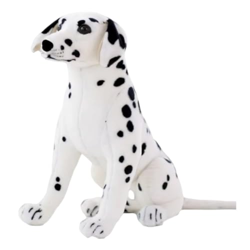 LAARNT 23 cm Simulation Hund Plüschtier, Realistische Hundepuppe, Weich Plüsch-Kissenpuppe, Kinderspielzeug, Heimdekoration, Geeignet für jedes Alter und Gelegenheiten als Geschenk von LAARNT