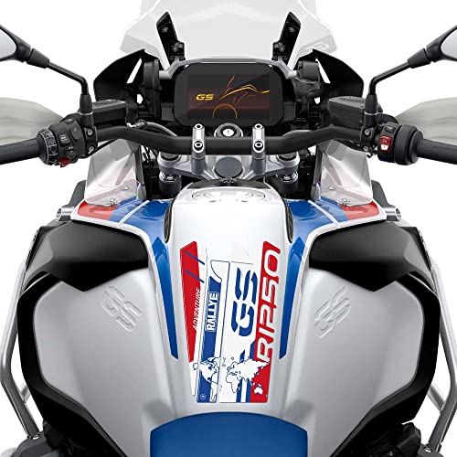 labelbike - 3D Harz Tankpad Aufkleber Motorrad Tank Dekoration und Schutz Kompatibel mit BMW R 1250 GS Adventure Rallye von LABELBIKE