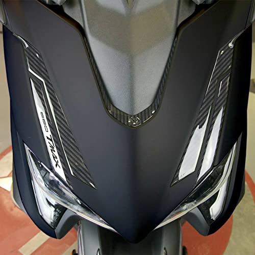 labelbike - 3D Aufkleber-Set für Rollerfront kompatibel mit Yamaha TMAX 560 2020-2021 Carbonsilber labelbike - 3D Aufkleber-Set für Rollerfront kompatibel mit Yamaha TMAX 560 2020-2021 Carbonsilber von LABELBIKE