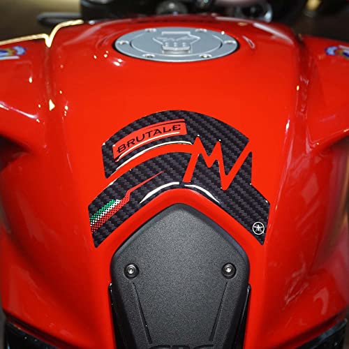labelbike - 3D Harz Aufkleber Tankpad Kompatibel mit Mv Agusta Brutale 800 2016-2021 Motorrad von LABELBIKE