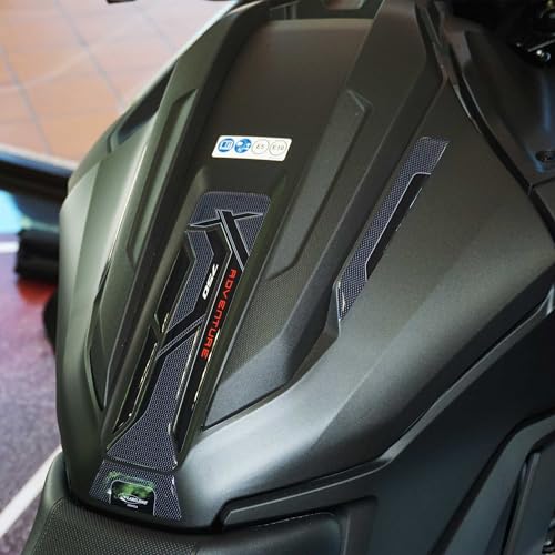 labelbike - 3D Tankpad Aufkleber aus Kunstharz Dekoration und Schutz des Motorradtanks kompatibel mit HONDA NC750X 2021-2024 von LABELBIKE