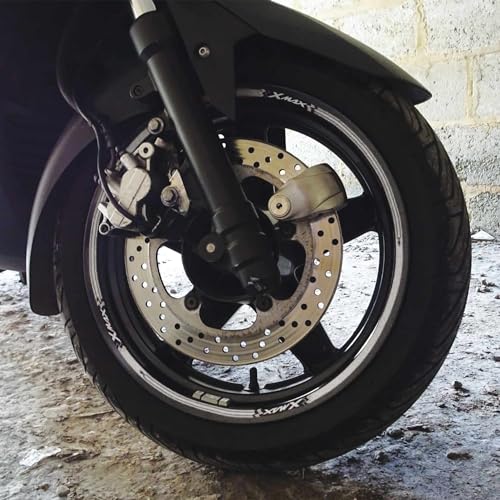 labelbike - Aufkleber Streifen Motorrad Felgen Räder Schutz Kit kompatibel mit Yamaha X MAX Scooter Xmax 125-250-300 von LABELBIKE