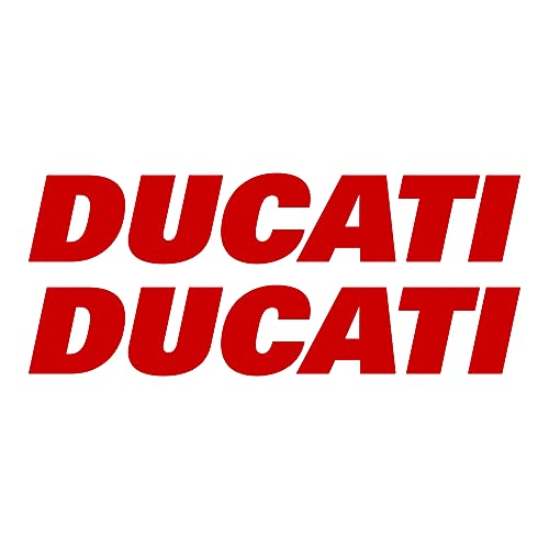 labelbike - Kit mit 2 Beschriftungs aufklebern für Motorradtanks, kompatibel mit Ducati Racing labelbike - Kit mit 2 Beschriftungs aufklebern für Motorradtanks, kompatibel mit Ducati Racing von LABELBIKE