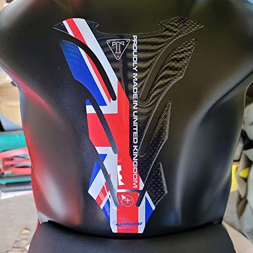 labelbike - 3D Harz Tankpad Aufkleber Motorrad Tank Dekoration und Schutz Kompatibel mit Triumph Union Jack labelbike - 3D Harz Tankpad Aufkleber Motorrad Tank Dekoration und Schutz Kompatibel mit Triumph Union Jack von LABELBIKE