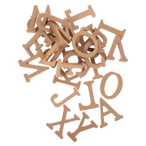 LABRIMP 1 Satz Holzbuchstaben Set Unfertige Alphabet Buchstaben für Kreative DIY Projekte Hochzeits und Shower Deko Vielseitige Tischdekoration für Zuhause und Fotografie LABRIMP 1 Satz Holzbuchstaben Set Unfertige Alphabet Buchstaben für Kreative DIY Projekte Hochzeits und Shower Deko Vielseitige Tischdekoration für Zuhause und Fotografie von LABRIMP