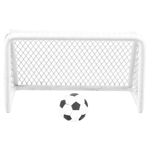 LABRIMP 1 Satz Miniatur Fußballtor Set mit Fußball Puppenhaus Zubehör für Kreative DIY Dekoration Modell Stabil und Leicht zu Montieren für Miniatur Häuser LABRIMP 1 Satz Miniatur Fußballtor Set mit Fußball Puppenhaus Zubehör für Kreative DIY Dekoration Modell Stabil und Leicht zu Montieren für Miniatur Häuser von LABRIMP