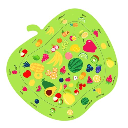 LABRIMP 1 Stück Aufblasbare Wassermatte für Sensorisches Apfel Design Große Spielmatte für Wasserspaß für Bauchlage Leicht zu Transportieren Lagern Grün von LABRIMP
