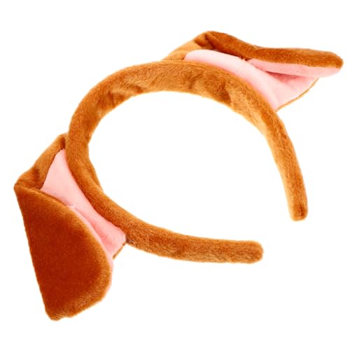 LABRIMP 1 Stück Cartoon Hundeohren Stirnband für Erwachsene Lustiges Kostüm Zubehör für Karneval Partys und Cosplay Robustes Langlebiges Material Gelb LABRIMP 1 Stück Cartoon Hundeohren Stirnband für Erwachsene Lustiges Kostüm Zubehör für Karneval Partys und Cosplay Robustes Langlebiges Material Gelb von LABRIMP