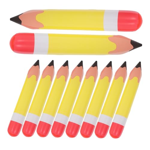 LABRIMP 10 Stück Aufblasbare Bleistift Luftballons PVC Partydeko Schulfeier Garten Geburtstag Halloween Dekoration Fotorequisite LABRIMP 10 Stück Aufblasbare Bleistift Luftballons PVC Partydeko Schulfeier Garten Geburtstag Halloween Dekoration Fotorequisite von LABRIMP