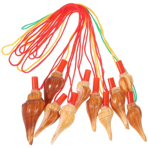 LABRIMP 10 Stück Conch Pfeifen Musikalische Spielzeuge für Partys Lustige Whistle Favors für Festlichkeiten Dekorative Musikinstrumente aus Hochwertigem Material Zufällige LABRIMP 10 Stück Conch Pfeifen Musikalische Spielzeuge für Partys Lustige Whistle Favors für Festlichkeiten Dekorative Musikinstrumente aus Hochwertigem Material Zufällige von LABRIMP