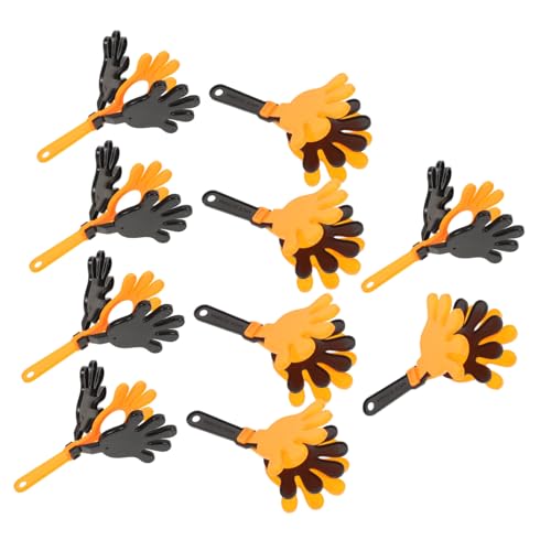 LABRIMP 10 Stück Klöppelspielzeug Klöppelarmband Handklöppel Handklöppel Cheerleading Krachmacher Geräuschmacher Partygeschenk Partygeschenke Für Jubelparty Krachmacher Crowd Noise Maker von LABRIMP