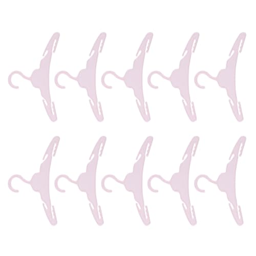 LABRIMP 10 Stück Miniatur Puppenkleiderbügel Teiliges aus Kunststoff für Puppenschränke und Garderoben Halten Sie Puppenkleidung Ordentlich und Sicher LABRIMP 10 Stück Miniatur Puppenkleiderbügel Teiliges aus Kunststoff für Puppenschränke und Garderoben Halten Sie Puppenkleidung Ordentlich und Sicher von LABRIMP