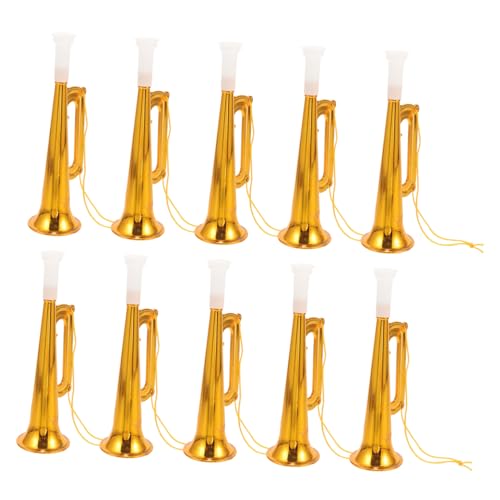 LABRIMP 10 Stück Teiliges Trompetenspielzeug für Robustes Musikspielzeug Buntes Blasinstrument Party und Konzert Accessoire Fröhliches für Mädchen und Jungen LABRIMP 10 Stück Teiliges Trompetenspielzeug für Robustes Musikspielzeug Buntes Blasinstrument Party und Konzert Accessoire Fröhliches für Mädchen und Jungen von LABRIMP