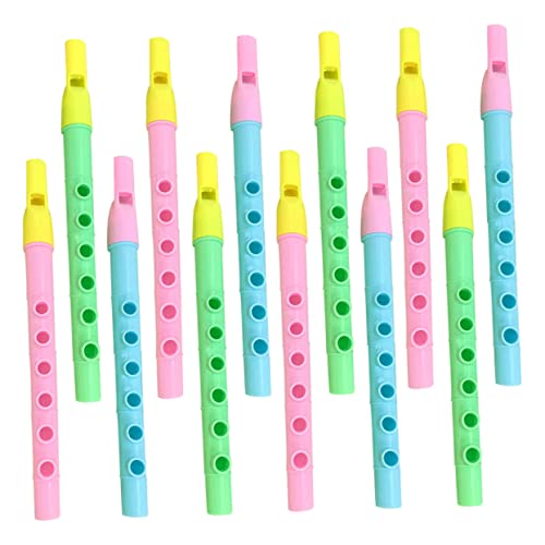 LABRIMP 12 Stück Teiliges Set Bunte Blockflöten für Musikinstrument für Anfänger Geeignet für Junge Mädchen Musikalität und Handkoordination Zufällige Farbe LABRIMP 12 Stück Teiliges Set Bunte Blockflöten für Musikinstrument für Anfänger Geeignet für Junge Mädchen Musikalität und Handkoordination Zufällige Farbe von LABRIMP