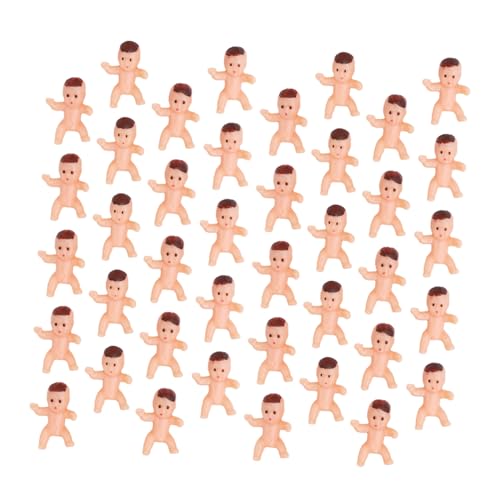 LABRIMP 150 Stück Mini Kunststoff Junge Mädchen Figuren Kleine Deko für Babyparty Tischdeko und Souvenirs Kompakte Partygeschenke Lateinamerikanische Farben für Shower Goodie Bags von LABRIMP