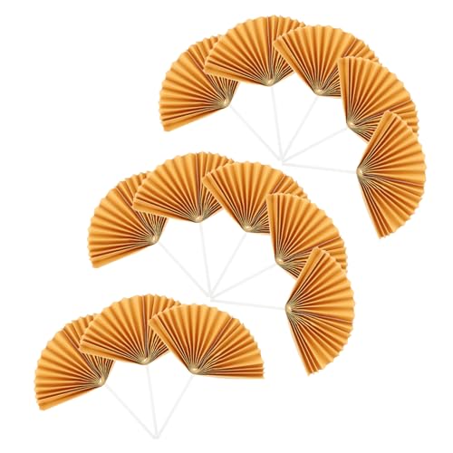 LABRIMP 16 Stück Teiliges Cake Decoration mit Goldenen Papierfächern Kreative Cupcake Topper für Hochzeit Geburtstag und Party Faltbare Tortendeko Festliche Muffin Aufleger Klassisch LABRIMP 16 Stück Teiliges Cake Decoration mit Goldenen Papierfächern Kreative Cupcake Topper für Hochzeit Geburtstag und Party Faltbare Tortendeko Festliche Muffin Aufleger Klassisch von LABRIMP