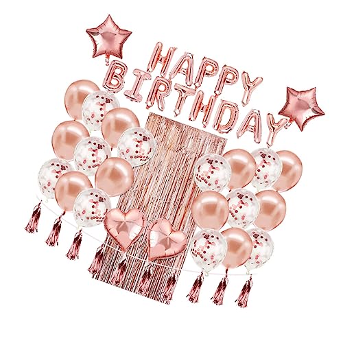 LABRIMP 1Satz Roségold Ballon für Geburtstagsfeiern Party Dekorationen Kreative Foto Requisiten Wanddekorationen für Festliche LABRIMP 1Satz Roségold Ballon für Geburtstagsfeiern Party Dekorationen Kreative Foto Requisiten Wanddekorationen für Festliche von LABRIMP