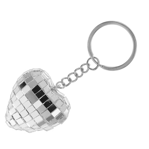 LABRIMP 1Stück Herzförmiger Disco Kugel Schlüsselanhänger Dekorativer Spiegelkugel Anhänger für Taschen Geldbörsen und Handys Leicht Tragbar Langlebig und für Partys LABRIMP 1Stück Herzförmiger Disco Kugel Schlüsselanhänger Dekorativer Spiegelkugel Anhänger für Taschen Geldbörsen und Handys Leicht Tragbar Langlebig und für Partys von LABRIMP