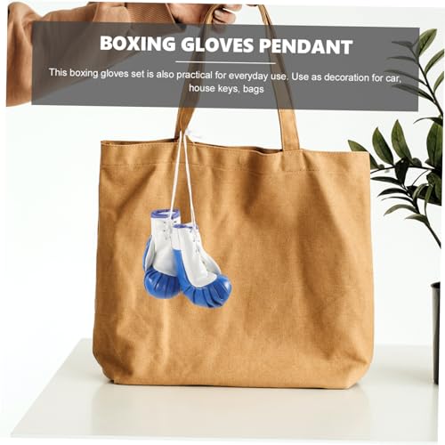 LABRIMP 2 Paare Mini Boxhandschuhe Anhänger Leichte Miniatur Boxhandschuhe Deko für Auto Tasche Schlüssel Detailreich Gestaltete Hänge Dekoration Innen Stabiles Material Kreatives LABRIMP 2 Paare Mini Boxhandschuhe Anhänger Leichte Miniatur Boxhandschuhe Deko für Auto Tasche Schlüssel Detailreich Gestaltete Hänge Dekoration Innen Stabiles Material Kreatives von LABRIMP