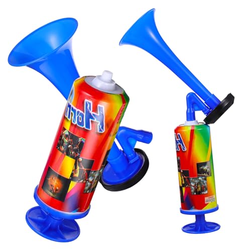 LABRIMP 2 Stück Air Horns Lautes Hand Trumpet für Sport Partys und Feiern für Wettkämpfe Geburtstage und Outdoor Events Klarer Sound für Altersgruppen Geeignet LABRIMP 2 Stück Air Horns Lautes Hand Trumpet für Sport Partys und Feiern für Wettkämpfe Geburtstage und Outdoor Events Klarer Sound für Altersgruppen Geeignet von LABRIMP