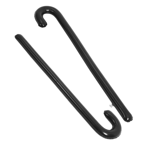 LABRIMP 2 Stück Aufblasbare Krücke PVC Gehstock Kostüm Requisite Leicht Bühne Party Dekoration Karneval LABRIMP 2 Stück Aufblasbare Krücke PVC Gehstock Kostüm Requisite Leicht Bühne Party Dekoration Karneval von LABRIMP