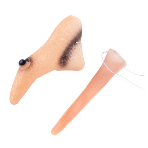 LABRIMP 2 Stück Hexennasen aus Sicherem Gummi Halloween Kostüm Zubehör Realistisch Aussehende Hexennase für Damen und Herren für Cosplay und Party Halloween Verkleidung von LABRIMP