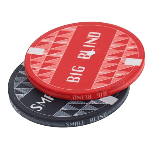 LABRIMP 2 Stück Keramik Poker Chips Rund Poker Dealer Button Zubehör Große Kleine Blinds Spielmarken und Glücksspiel LABRIMP 2 Stück Keramik Poker Chips Rund Poker Dealer Button Zubehör Große Kleine Blinds Spielmarken und Glücksspiel von LABRIMP