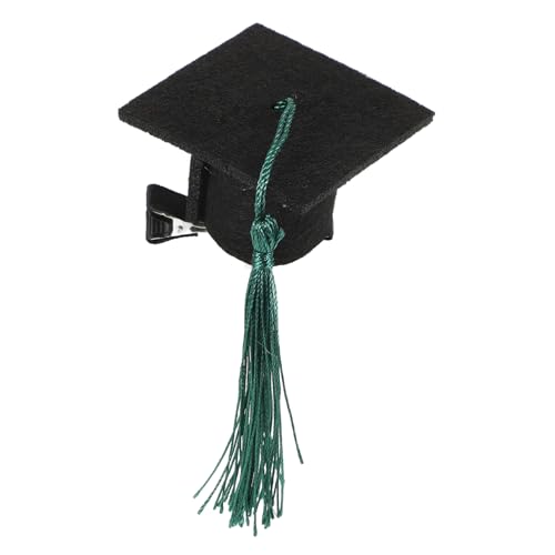 LABRIMP 2 Stück Mini Doktorhut Haarklammern Stabile und Leichte Haarspangen Abschlussfeier Haaraccessoires für Frauen für Fotoshootings und Graduation Party Dekoration von LABRIMP