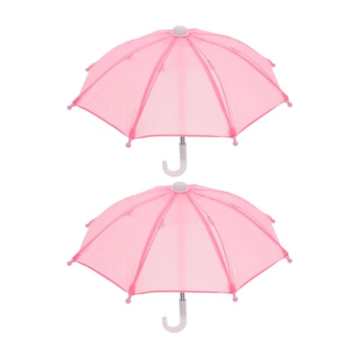 LABRIMP 2 Stück Miniatur Regenschirm für Puppen Niedliche Requisiten für Mädchenspielzeug für Fantasievolles und Puppenaccessoires LABRIMP 2 Stück Miniatur Regenschirm für Puppen Niedliche Requisiten für Mädchenspielzeug für Fantasievolles und Puppenaccessoires von LABRIMP
