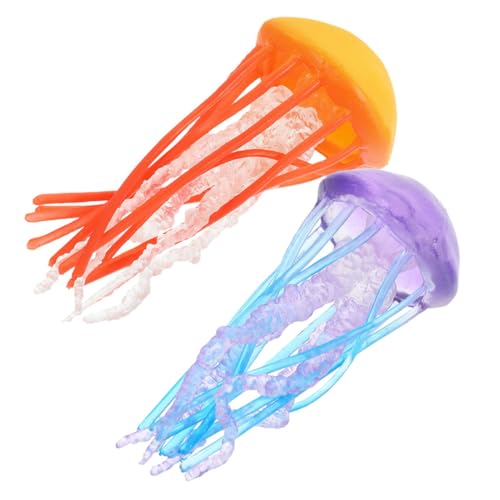LABRIMP 2 Stück Realistisches Teiliges Quallenmodell aus Robustem Kunststoff Detailgetreue Aquatische Kreaturen Figuren Pädagogisches und Dekoration für Meeres Themenparty Geeignet LABRIMP 2 Stück Realistisches Teiliges Quallenmodell aus Robustem Kunststoff Detailgetreue Aquatische Kreaturen Figuren Pädagogisches und Dekoration für Meeres Themenparty Geeignet von LABRIMP