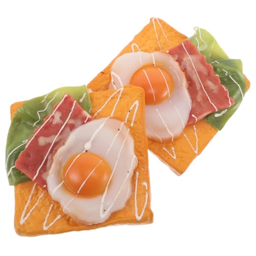 LABRIMP 2 Stück Teiliges Realistische Gefälschte Toastbrot und Spiegelei Dekorationsmodelle Langlebige Leichte Künstliche Lebensmittel Requisiten für Küchen Bäckereiauslagen für LABRIMP 2 Stück Teiliges Realistische Gefälschte Toastbrot und Spiegelei Dekorationsmodelle Langlebige Leichte Künstliche Lebensmittel Requisiten für Küchen Bäckereiauslagen für von LABRIMP