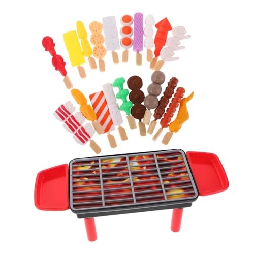 LABRIMP 20 Stück Teiliges BBQ Grill Spielset für Interaktives mit Gefälschtem Essen für Kreative Kochspiele Drinnen und Draußen für Jungen Jahren LABRIMP 20 Stück Teiliges BBQ Grill Spielset für Interaktives mit Gefälschtem Essen für Kreative Kochspiele Drinnen und Draußen für Jungen Jahren von LABRIMP