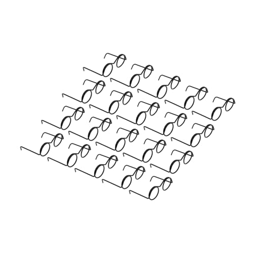LABRIMP 20 Stück Teiliges Miniatur Puppenbrillen Runde Metallbrille für Puppen Niedliche Zubehörteile für Puppenoutfits für Puppenhaus Dekoration und Ankleidespiele LABRIMP 20 Stück Teiliges Miniatur Puppenbrillen Runde Metallbrille für Puppen Niedliche Zubehörteile für Puppenoutfits für Puppenhaus Dekoration und Ankleidespiele von LABRIMP