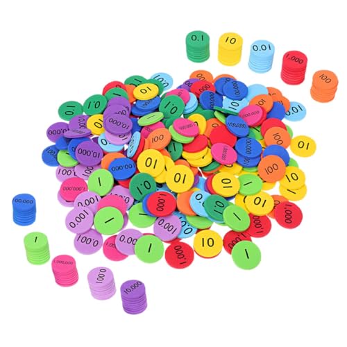 LABRIMP 200 Stück Bunte Zahlenplättchen für Mathematische Lernhilfen für Frühe Bildung Zählchips für Familien und Vorschulaktivitäten Vielseitige Spielmöglichkeiten LABRIMP 200 Stück Bunte Zahlenplättchen für Mathematische Lernhilfen für Frühe Bildung Zählchips für Familien und Vorschulaktivitäten Vielseitige Spielmöglichkeiten von LABRIMP