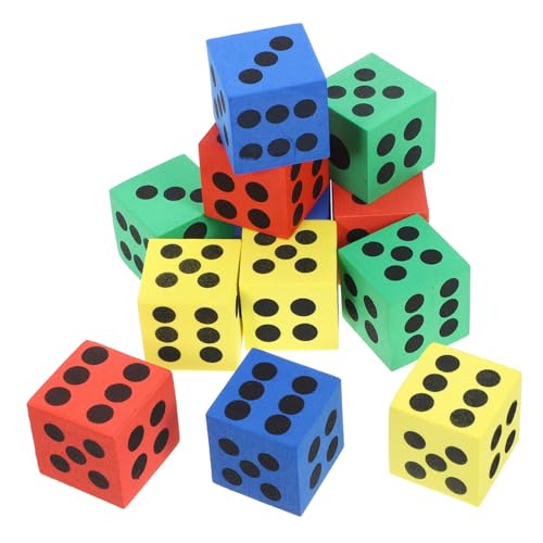 LABRIMP 24 Stück Teiliges Jumbo Spielwürfel Bunte Sechsseitige Würfel aus Sicherem Schaumstoff Pädagogisches für Partyspiel und Lernspielzeug für Mädchen und Jungen LABRIMP 24 Stück Teiliges Jumbo Spielwürfel Bunte Sechsseitige Würfel aus Sicherem Schaumstoff Pädagogisches für Partyspiel und Lernspielzeug für Mädchen und Jungen von LABRIMP