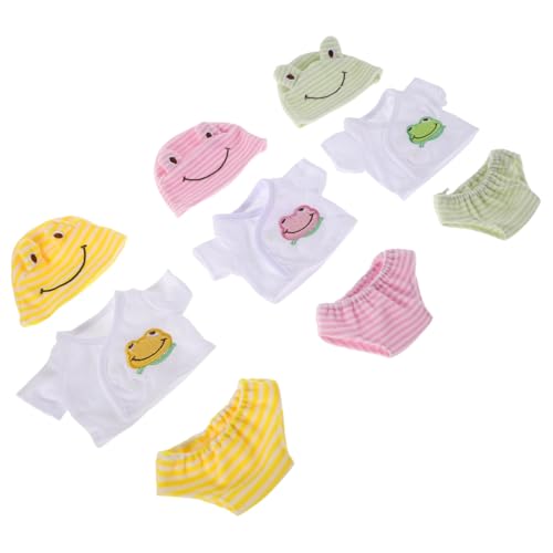 LABRIMP 3 Sätze Doll Clothes für Puppen Teiliges Outfit mit Hosen und Gelb und Grün Kreative Bekleidung für Puppen Zubehör für Spiel und Dress Up LABRIMP 3 Sätze Doll Clothes für Puppen Teiliges Outfit mit Hosen und Gelb und Grün Kreative Bekleidung für Puppen Zubehör für Spiel und Dress Up von LABRIMP