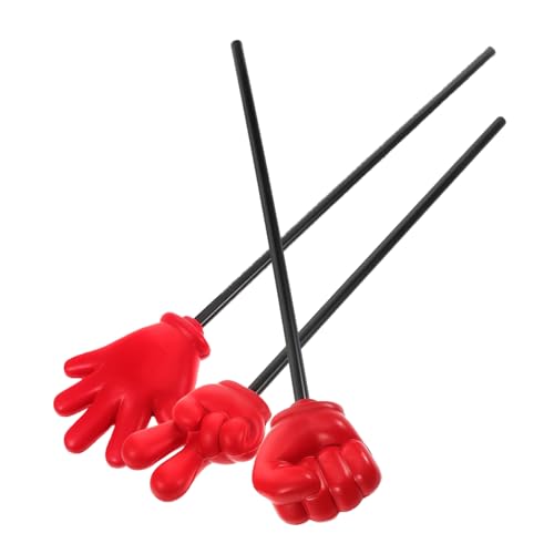 LABRIMP 3 Stück Handzeiger Fingerpointer Sticks für Lehrer und Schaumstoff Mini Sticks für Interaktive Spiele und Präsentationen im Klassenzimmer Rot Schere Hand LABRIMP 3 Stück Handzeiger Fingerpointer Sticks für Lehrer und Schaumstoff Mini Sticks für Interaktive Spiele und Präsentationen im Klassenzimmer Rot Schere Hand von LABRIMP