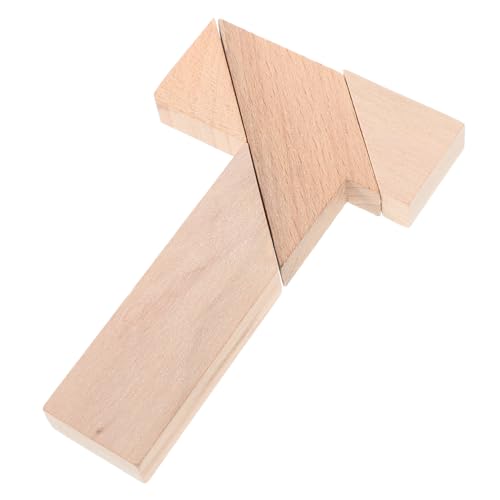 LABRIMP 4 Stück Holz-t-Form Puzzle Holzrätsel Geduldspiel Montessori Denkspiel für Erwachsene zur Kognitiver Fähigkeiten und Logischem Denken LABRIMP 4 Stück Holz-t-Form Puzzle Holzrätsel Geduldspiel Montessori Denkspiel für Erwachsene zur Kognitiver Fähigkeiten und Logischem Denken von LABRIMP