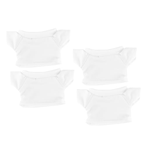 LABRIMP 4 Stück Teiliges T Shirts für Plüschbären Baumwollkleidung für Kuscheltiere Puppenkleidung für Dekoration und Einfachen Geeignet LABRIMP 4 Stück Teiliges T Shirts für Plüschbären Baumwollkleidung für Kuscheltiere Puppenkleidung für Dekoration und Einfachen Geeignet von LABRIMP