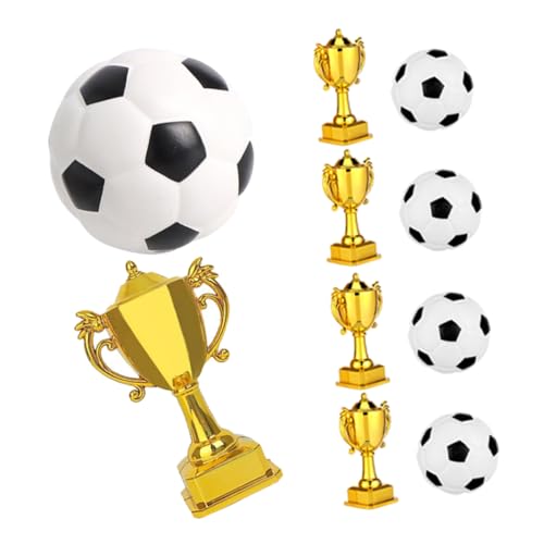 LABRIMP 5 Sätze Robuste Kunststoff Trophäen für Geburtstag Vielseitige Fußball Party Tischdeko und Sportliche Auszeichnungen Elegante Goldoptik Kleine Pokalmodelle LABRIMP 5 Sätze Robuste Kunststoff Trophäen für Geburtstag Vielseitige Fußball Party Tischdeko und Sportliche Auszeichnungen Elegante Goldoptik Kleine Pokalmodelle von LABRIMP