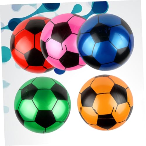 LABRIMP 5 Stück Teiliges Aufblasbares Ballspielzeug Fußball für Robustes PVC Material Geeignet für Indoor und Outdoor Sport Interaktives Gummiball Bunte Farben Spaß für Zufällige Farbe LABRIMP 5 Stück Teiliges Aufblasbares Ballspielzeug Fußball für Robustes PVC Material Geeignet für Indoor und Outdoor Sport Interaktives Gummiball Bunte Farben Spaß für Zufällige Farbe von LABRIMP