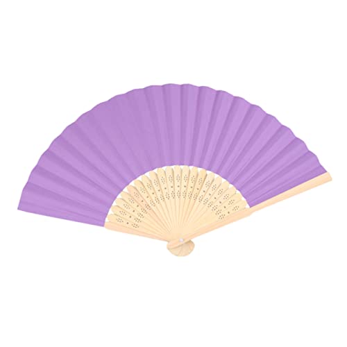 LABRIMP 5 Stück Weiße Faltbare Handfächer Leere Chinesische Fächer für Malen Diy Bastelbedarf für Partys und Kreative Projekte von LABRIMP