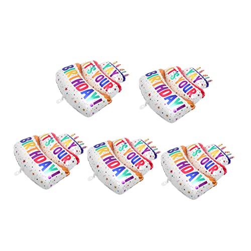LABRIMP 5Stücke Mehrschichtige Kuchenballons Aluminium Folienballons für Geburtstagsfeiern Deko für Partys und Foto Requisiten für Außenveranstaltungen LABRIMP 5Stücke Mehrschichtige Kuchenballons Aluminium Folienballons für Geburtstagsfeiern Deko für Partys und Foto Requisiten für Außenveranstaltungen von LABRIMP