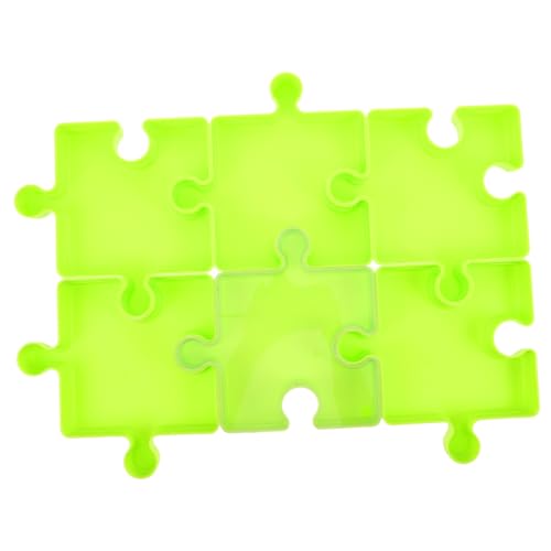 LABRIMP 6 Stück Puzzle Sortierplatten mit Deckel Stapelbare Leichte Kunststoff Puzzlespeicherbox für Sortieren und Aufbewahren zu Hause Schule und Unterwegs von LABRIMP