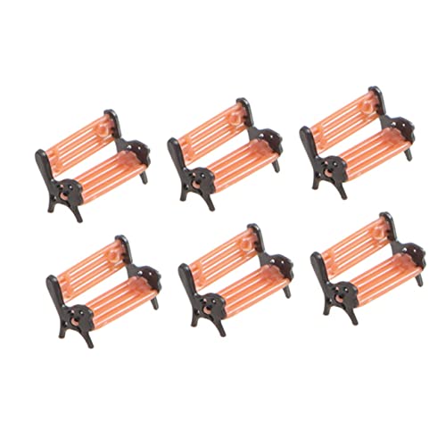 LABRIMP 6 Stück Teiliges Miniatur Modell für Puppenhäuser Dekorative Mini Bänke Fotorequisiten für Sandboxen Realistische Gestaltung für DIY Dekoration LABRIMP 6 Stück Teiliges Miniatur Modell für Puppenhäuser Dekorative Mini Bänke Fotorequisiten für Sandboxen Realistische Gestaltung für DIY Dekoration von LABRIMP